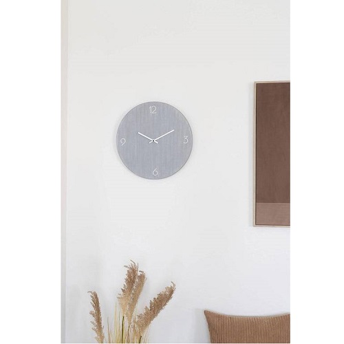 House Nordic Ravenna Gris Clair Mouvement Silencieux Ø 40 Horloge murale 40cm – Image 2