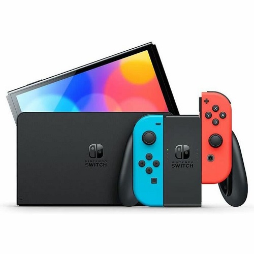 Nintendo Switch OLED (bleu/rouge) – Image 2