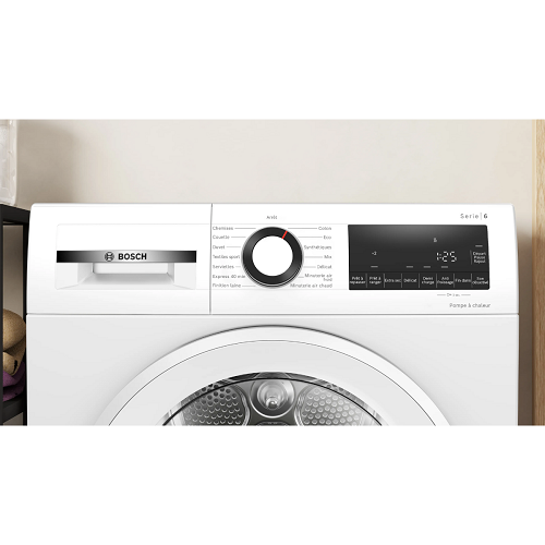 Bosch - sèche-linge pompe à chaleur à condensation 60cm 9kg blanc - wqg1420dfr – Image 4