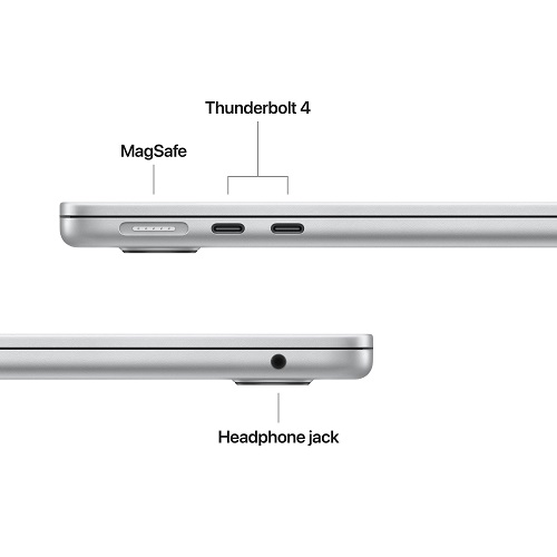 Apple MacBook Air 15,3 pouces (2025 M4) 256GB (16GB RAM) Silver – Image 5