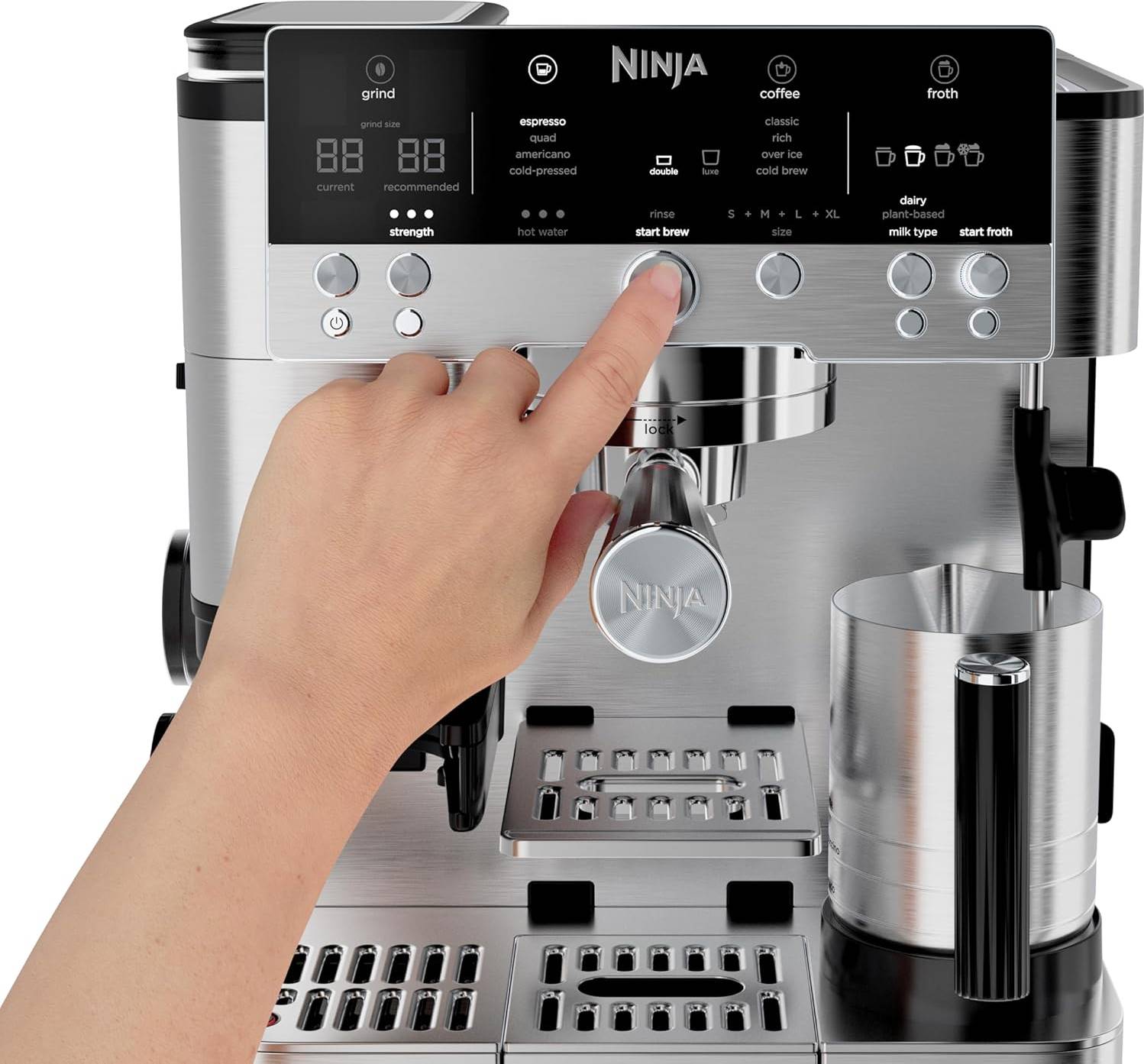 Ninja - Machine à café 3 en 1 Luxe Café ES601EU 1650 w Noir et Inox – Image 4