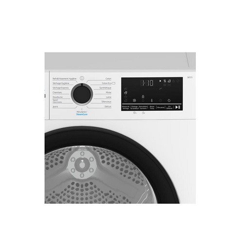 Beko - sèche linge pompe à chaleur à condensation 7kg 1400 tours/min - d3h27493w – Image 3